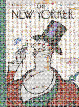 Illustration for article titled Here's a New Yorker Cover Made With Nothing But Emoji